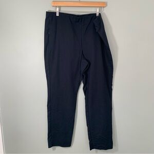 J. Jill dark navy blue pull‎ on elastic waist essential cotton stretch pants